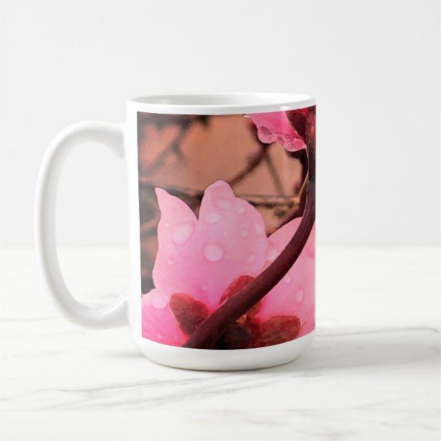 Pink Petals -  #1 Coffee Mug (Left)