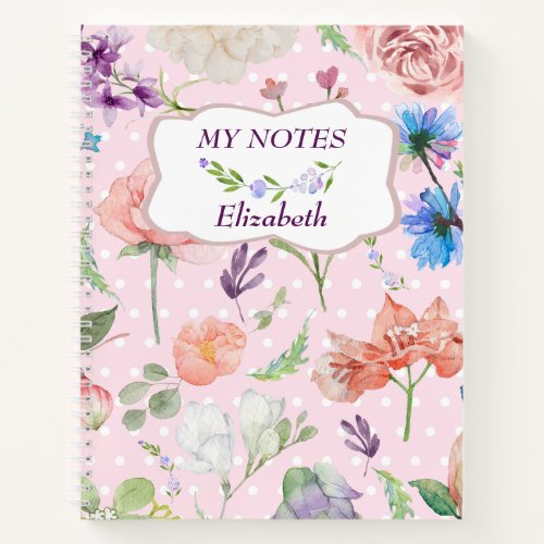 Pink Petals A Notebook of Floral Delights