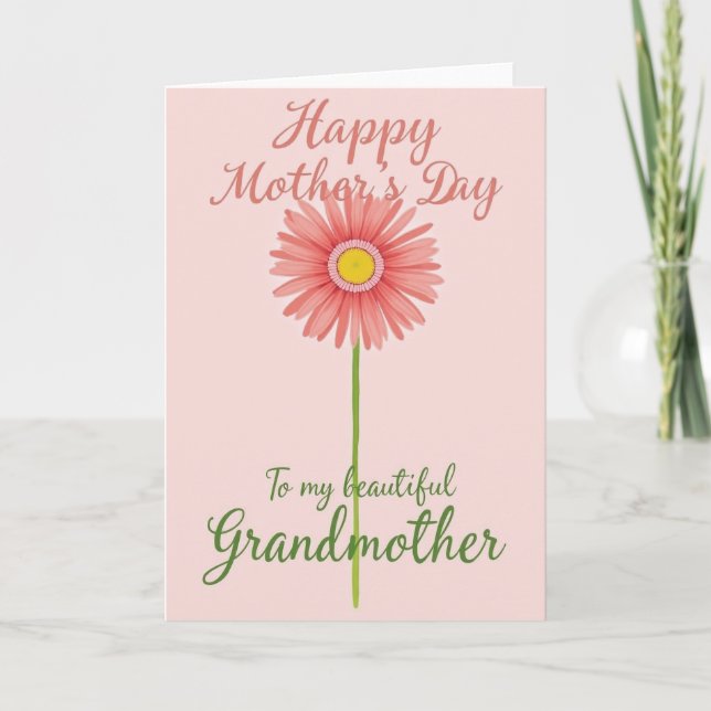 Pink Petals Mothers Day Love Card (Front)