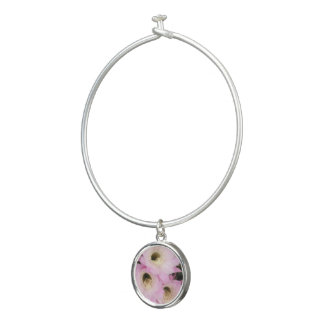 Pink petals of the desert  bangle bracelet