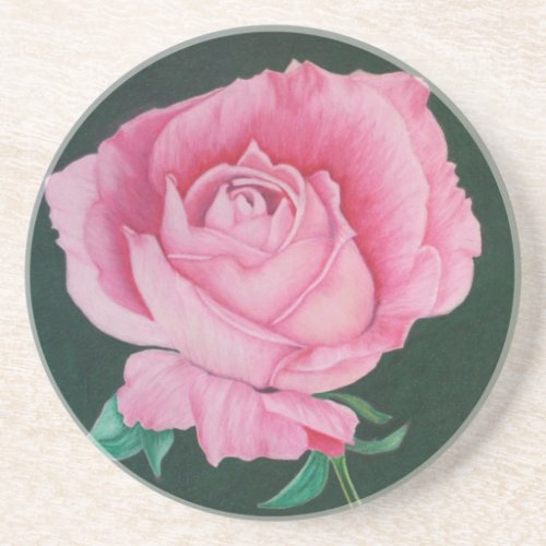 Pink Petals Sandstone Coaster