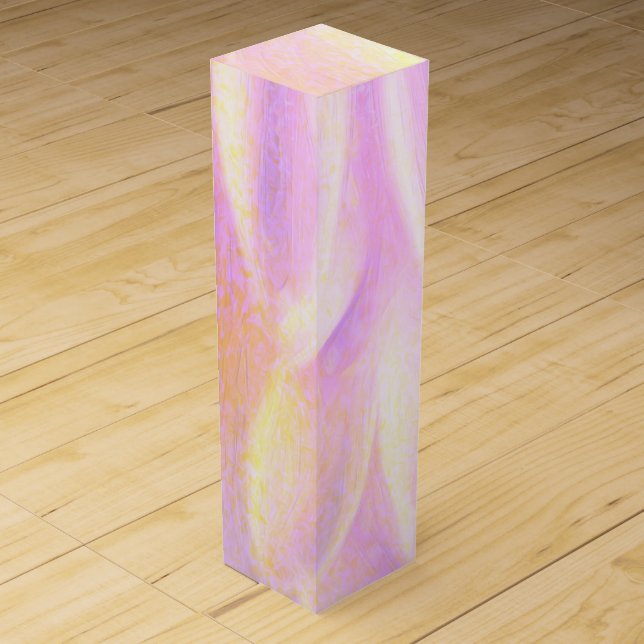 Pink Petals Wine Gift Box (Front)