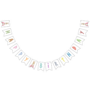 Pink Peter the Rabbit Bunting Flags