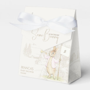 Pink Peter the Rabbit Some Bunny Baby Shower Favor Boxes