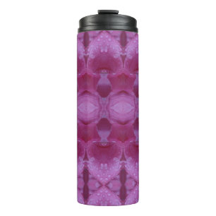 Pink Petunia Ikat Too Thermal Tumbler