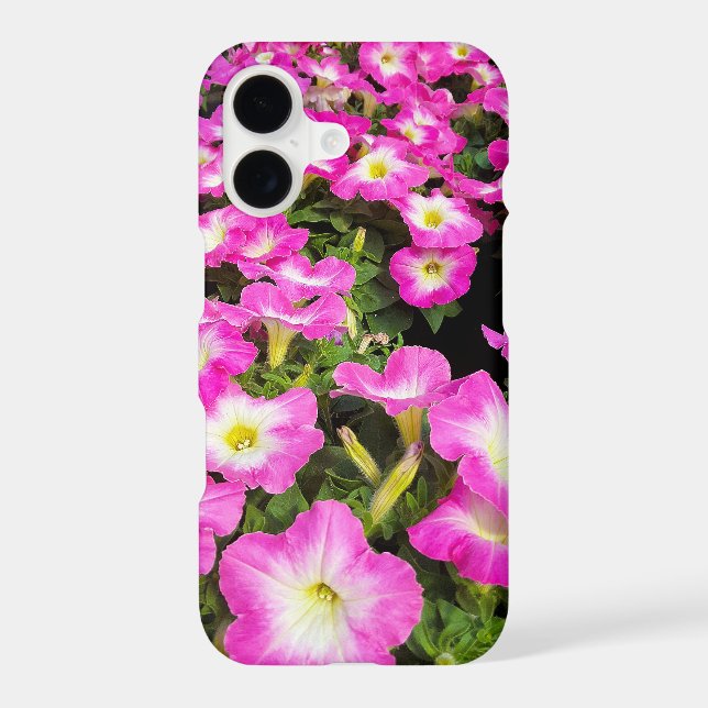 pink petunia plants Case-Mate iPhone case (Back)