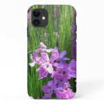 Pink Phlox and Grass Summer Floral iPhone 11 Case