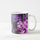 Pink Phlox and Grass Summer Floral Coffee Mug