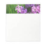 Pink Phlox and Grass Summer Floral Notepad