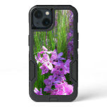 Pink Phlox and Grass Summer Floral iPhone 13 Case