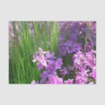 Pink Phlox and Grass Summer Floral Tissue Paper