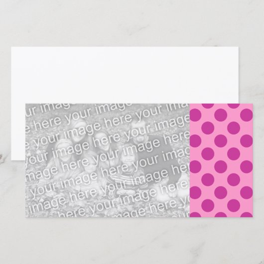 Pink Photo Cards (Front/Back)