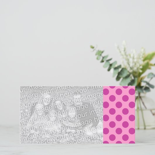 Pink Photo Cards (Standing Front)