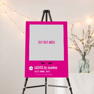 Pink Photo Selfie Frame Events Lash Studio Foam Board