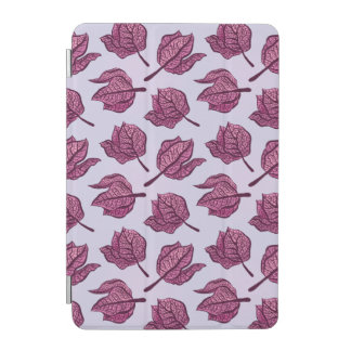 Pink Physalis Flower Pattern Pastel Botanical iPad Mini Cover