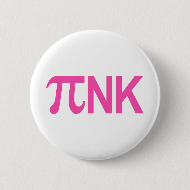 PINK PI NK PINBACK BUTTON (Front)