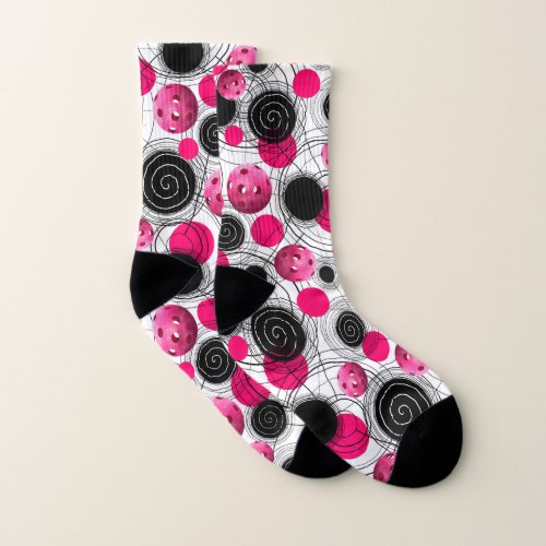 Pink Pickleball Socks