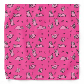 Pink Pig Bandana