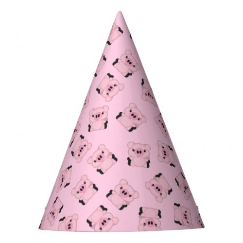 Pink Pig Birthday Party Party Hat
