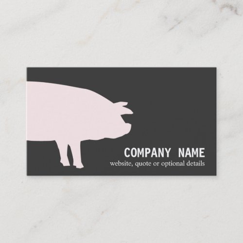 Pink Pig Business Card