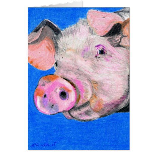 Pink Pig Cards (Front)
