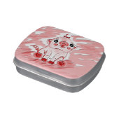 Pink pig jelly belly tin gift (Side)