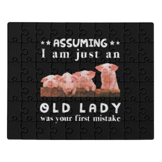Pink Pig Jigsaw Puzzle