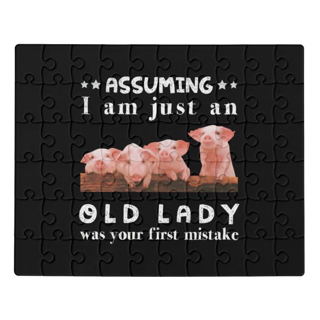 Pink Pig Jigsaw Puzzle (Puzzle Horizontal)