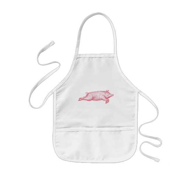 Pink Pig Kids Apron (Front)