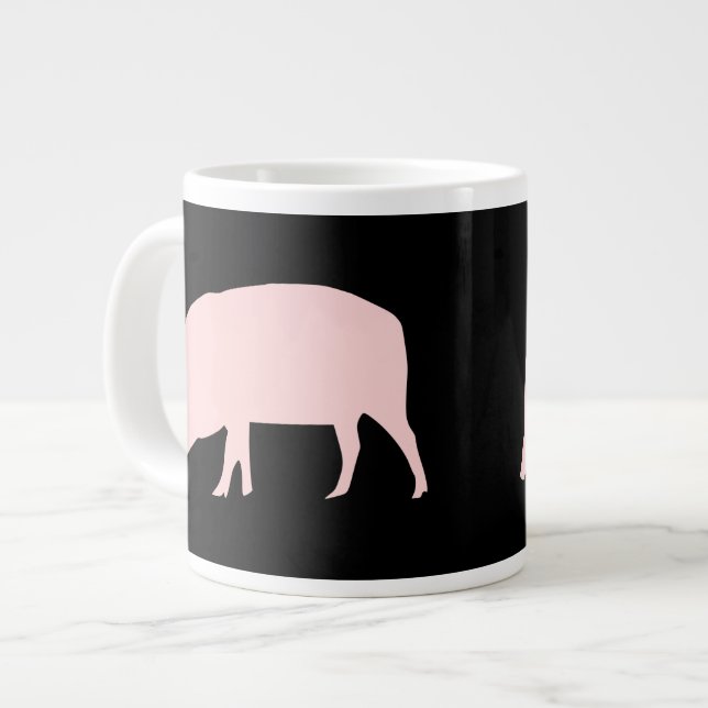 Pink Pig Mug (Front Left)