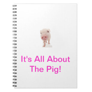 Pink Pig Notebook