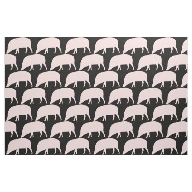 Pink Pig Patterned Craft Fabric (Fat Quarter)