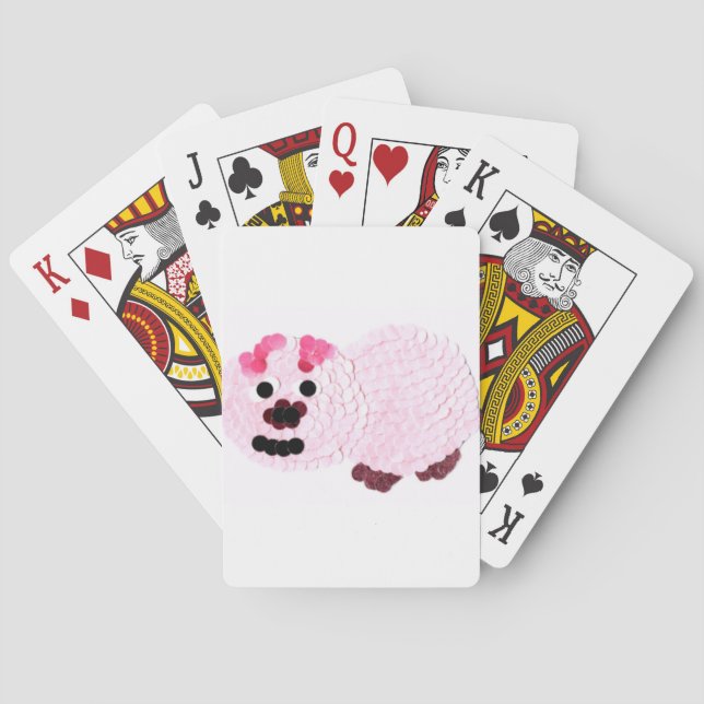 Pink Pig Poker Cards (Back)
