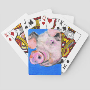 Pink Pig Poker Cards