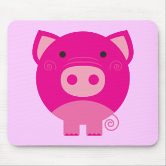 Pink Pig Tshirts and Gifts Mouse Pad