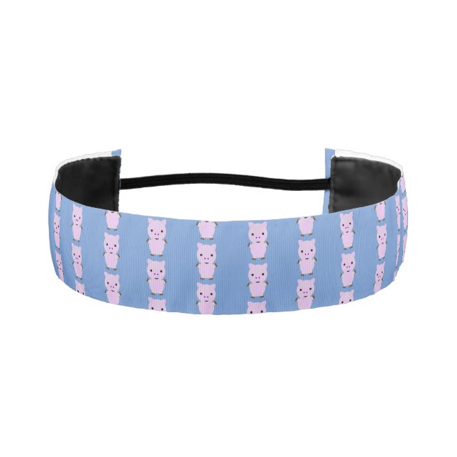 Pink Piggy Athletic Headband (Front)