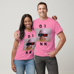 Pink Piggy Bank  Funny T-Shirt