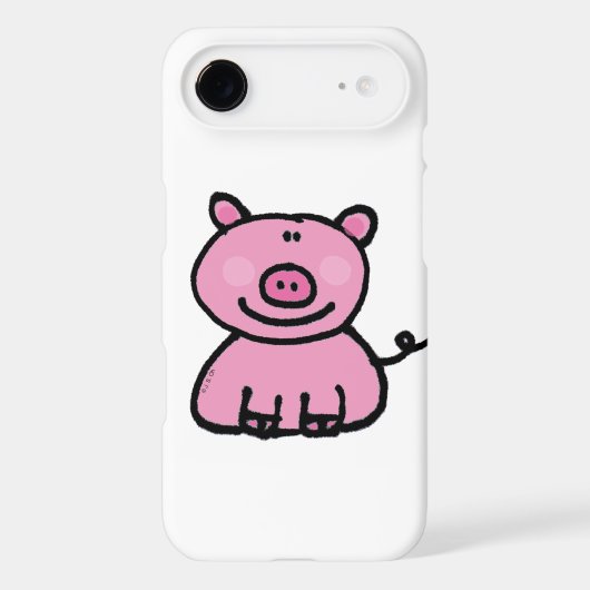 pink piggy Case-Mate iPhone case (Back)