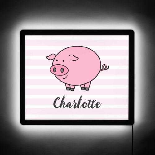 Pink Piggy Design   LED Sign