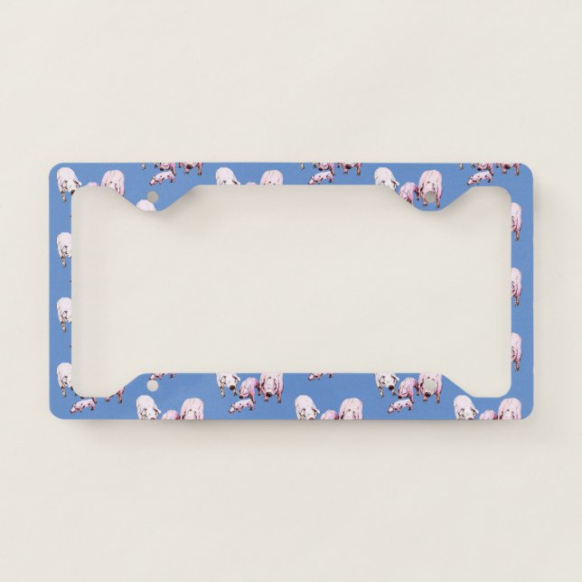 PINK PIGGY LICENSE PLATE FRAME (Front)