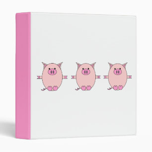 Pink Piggy Power Binder