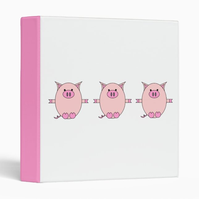 Pink Piggy Power Binder (Front/Spine)