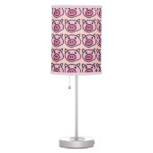 Pink Pigs pattern Table Lamp (Right)