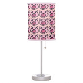 Pink Pigs pattern Table Lamp (Left)