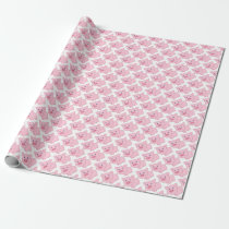 Pink Pigs Wrapping Paper