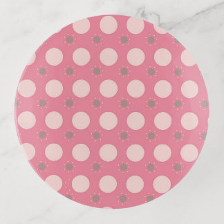 Pink pika Dot wrapping paper Trinket Tray