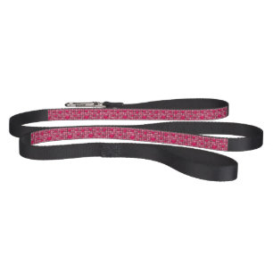Pink Pile With Hearts Pet Leash