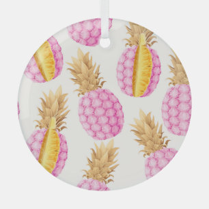 Pink Pineapple: High Detailed Vintage Glass Ornament