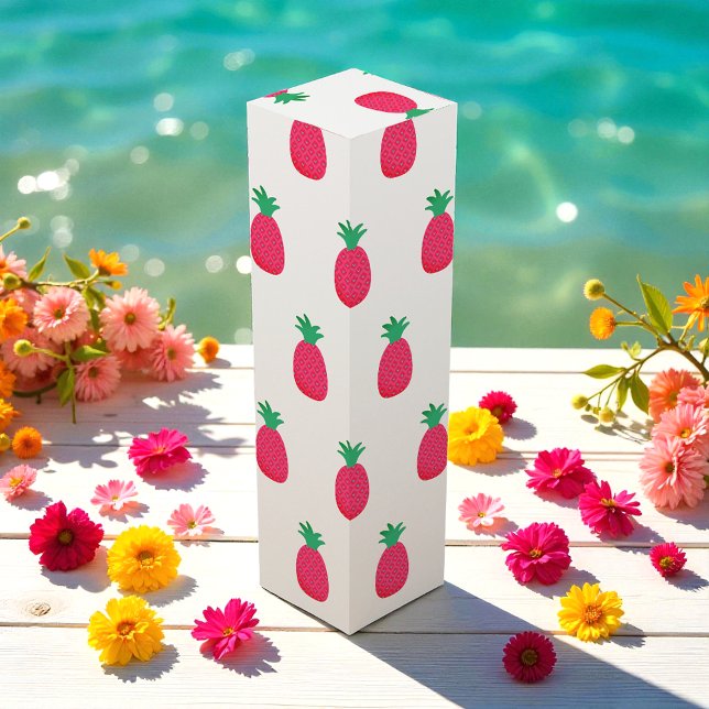 Pink Pineapple White  Wine Box (Creator Uploaded)