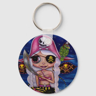 Pink Pirate Fairy Keychain